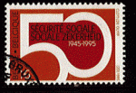 Belgique 1995 - Y&T 2588 - oblitr - 50 anniversaire scurit sociale