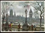 CPM neuve Illustrateur LEGENDRE London Londres Houses of Parliament and Big Ben