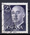 ESPAGNE -1955-58  - Franco -   Yvert 857  Oblitr