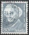 Timbre oblitr n 1070(Yvert) Suisse 1978 - Auguste Piccard
