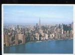 CPM non crite Etats Unis NEW YORK CITY aerial view of Mid Manhattan with East R