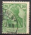1920 - Deutsches Reich - Mi N 143 - 10 Pf vert-jaune