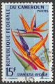 Timbre oblitr n 422A(Yvert) Cameroun 1966 - Fleurs