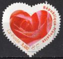 France 1999; Y&T n 3219; 3,00F, coeur de Saint valentin, rose