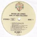LP 25CM (10")  Rickie Lee Jones  "  Girl at her volcano  "  Allemagne