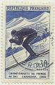 Francia 1962.- Mundial Ski. Y&T 1326. Scott 1019. Michel 1379.