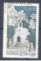 2002 FRANCE 3496 oblitr, cachet rond, chapelle St Ser