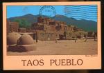 CPM Mexique TAOS PUEBLO is a fine example of Pueblo architecture. Bel exemple d'architecture de Ville