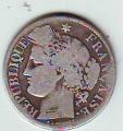 2 francs CERES - III EME REPUBLIQUE - 1871 grand A - ARGENT -