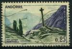 France, Andorre : n 158 oblitr anne 1961
