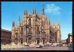CPSM anime Italie MILAN  La Cathdrale Le Dme  Voitures Cars