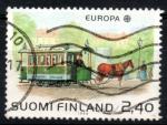 Finlande Yvert N1086 Oblitr 1988 EUROPA Tram hippomobile 