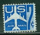 tats-Unis 1958 Y&T PA 50 oblitr Poste arienne