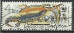 Tchcoslovaquie 1989; Y&T n 2810; 4K, WWF, amphibiens