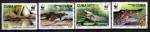 Animaux Crocodiles WWF Cuba 2003 (19) Yvert n 4117  4120 oblitr
