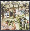 BRESIL timbre du Bloc feuillet N 118 de 2003 oblitr  