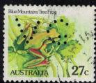 Australie 1983 Grenouille Litoria Ranoidea citropa Blue Mountains Tree Frog SU
