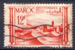 Timbre Colonies Franaises du MAROC 1947 - 49 Obl  N 261  Y&T