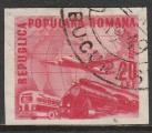 Roumanie  "1949"  Scott No. 711a  (O)  "Imperfor"