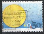 Portugal 2002; Y&T n 2645; 0,50, l'Euro, pice de 50c