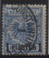 Allemagne, Bureaux du Levant : n 8 o oblitr anne 1889