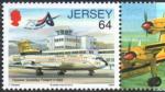 Jersey 2012 - 75 ans Aroport de Jersey, H S Trident - YT 1711/SG 1645 **