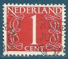Pays-Bas N457 Srie courante 1c rouge oblitr
