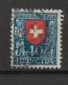 Suisse N 191 armoiries de cantons  Winkelried et duc Lopold 1922 cte 55 euros