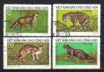Animaux Sauvages Vietnam 1973 (137) srie complte Yv 790  793 oblitr