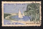 France 1961 Oblitr rond Used Stamp Voiliers  Arcachon Y&T 1312