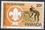 RWANDA - 1983 - Yt n 1081 - N** - Scoutisme ; protection de la nature