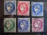 France - Type Crs - Annes 1938-41 - Y.T. 372/376 - oblitrs - used