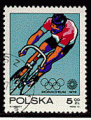 Pologne 19723 - YT 2001 - oblitr - JO Munich 72 cyclisme