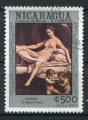Timbre du NICARAGUA  PA  1984  Obl  N 1063  Y&T  Peinture