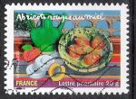 France 2010; Y&T n aa438; lettre 20g, Abricots rouge au miel,  carnet saveurs