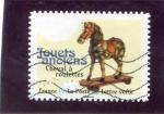 2023 2370 adhsif    Jouets anciens Cheval  roulettes