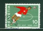 Suisse 1970 Y&T 864 oblitr Football