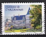 FRANCE 2012 YT N 729 OBL COTE 0.60 CHATEAU DE CRAZANNES