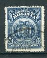 Timbre BOLIVIE 1919 - 21  Obl  N 115  Type II  Y&T  Armoiries