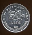 Monnaie Pice de CROATIE 50 Lipa de 1995