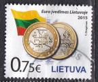 LITUANIE - 2015 - Monnaie Euro -  Yvert 1033 Oblitr 