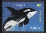 FRANCE 2002 - YT 3487 - Animaux marins L'Orque 