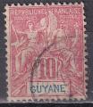 guyane franaise - n 44  obliter - 1900/04