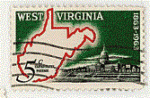 Etats-Unis 1963 - YT 746 - oblitr - carte Virginie Ouest