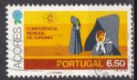PORTUGAL-ACORES N 328 de 1980 oblitr
