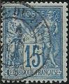 Francia 1877-80.- Paz y Comercio. Y&T 90a. Scott 92. Michel 73a.