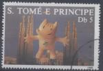 St Thome et Prince : n 931R oblitr anne 1988