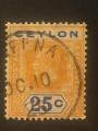 Ceylan 1921 - Y&T 215 obl.