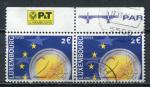 Timbre  LUXEMBOURG  2001  Obl  N  1502  Paire Horizontale  Y&T   