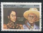 Timbre du NICARAGUA 1983  Obl  N 1280  Y&T  Personnages